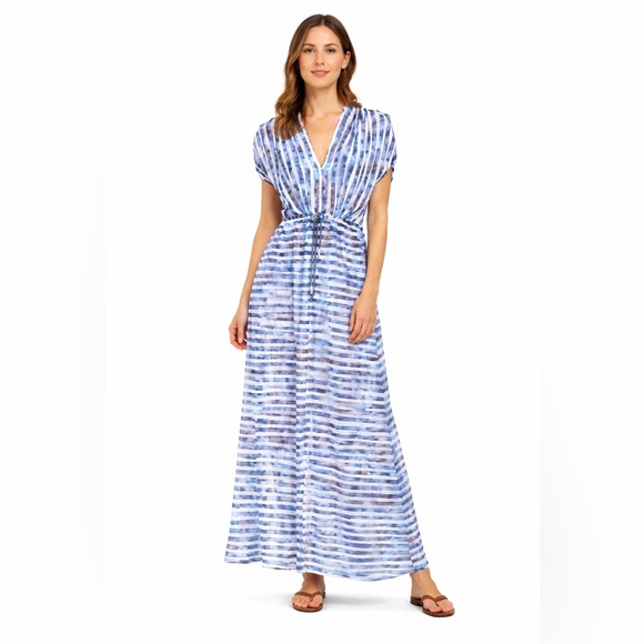 Seafolly Dresses & Skirts - NWOT seafolly inked strip H2O cover up